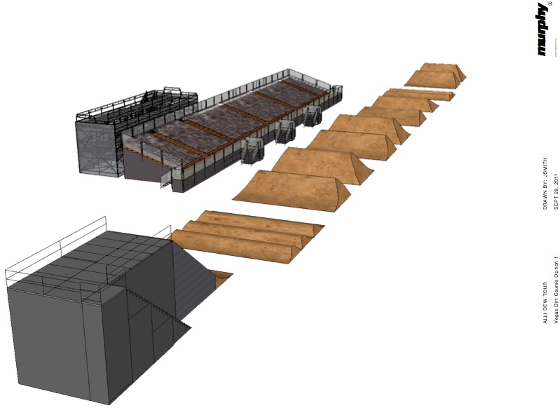 2011 Dew Tour Championships BMX Dirt Course