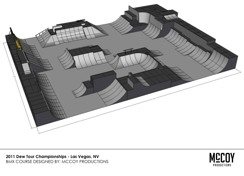 2011 Dew Tour Championships BMX Park Course