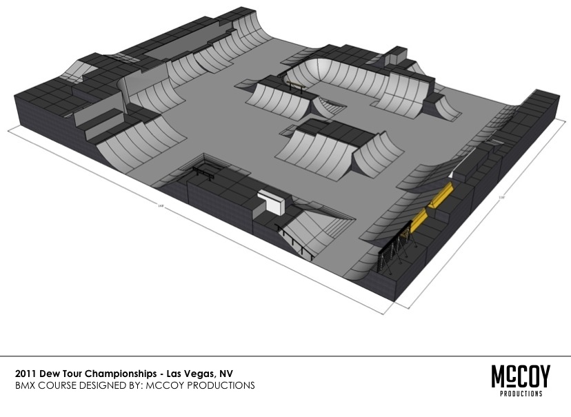 2011 Dew Tour Championships BMX Park Course
