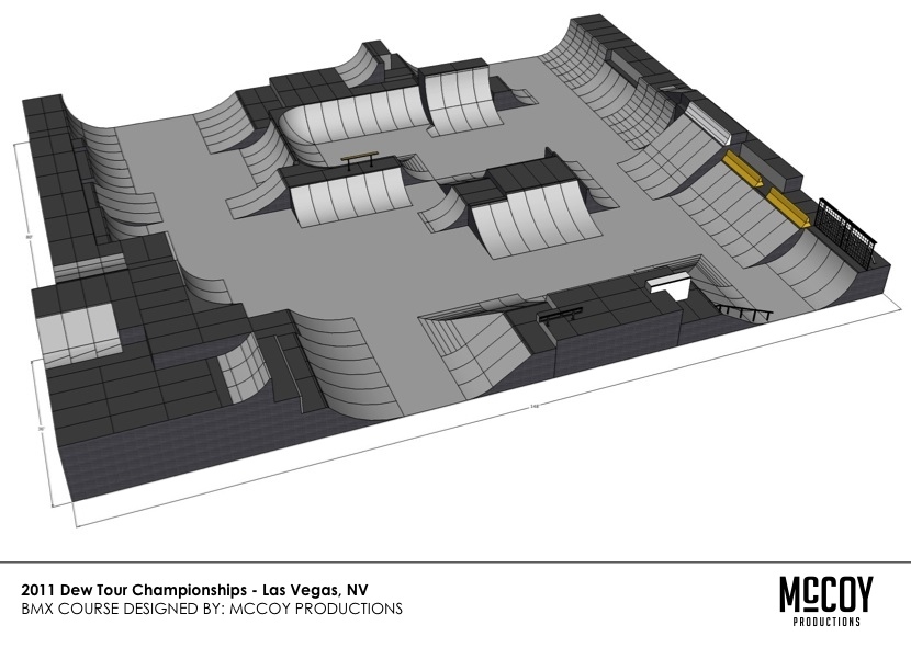 2011 Dew Tour Championships BMX Park Course