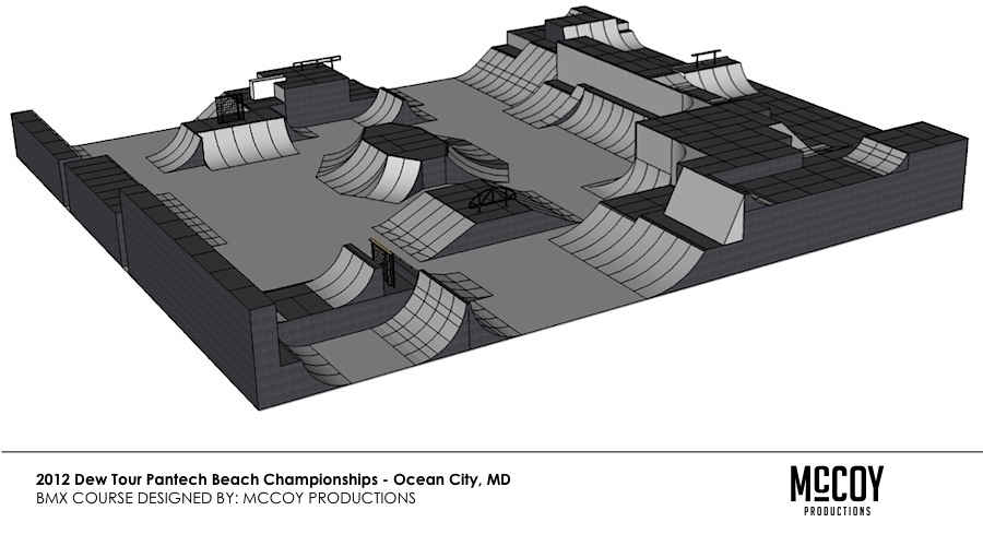 2012 Dew Tour Pantech Beach Championships BMX Park Course